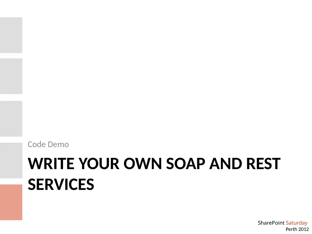 Custom REST services and jQuery AJAX Building your - slide 8 of 20