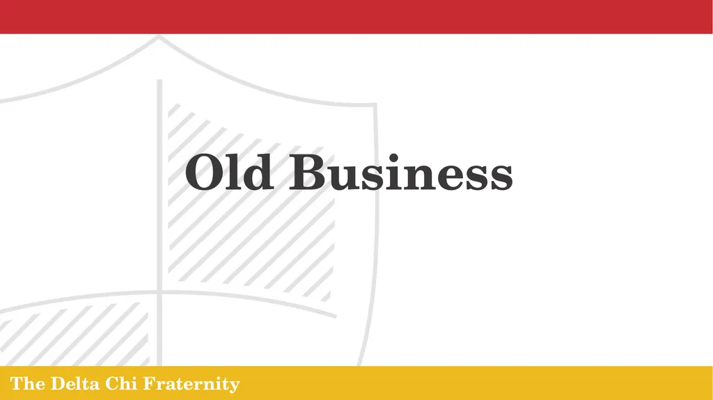 The Delta Chi Fraternity Chapter Meeting October - slide 20 of 24