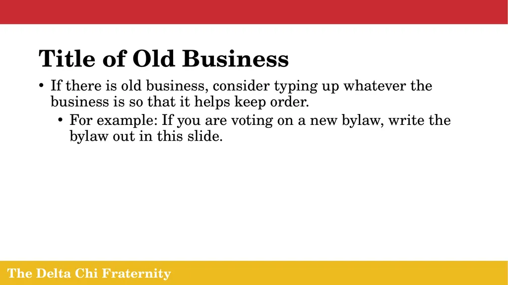 The Delta Chi Fraternity Chapter Meeting October - slide 21 of 24