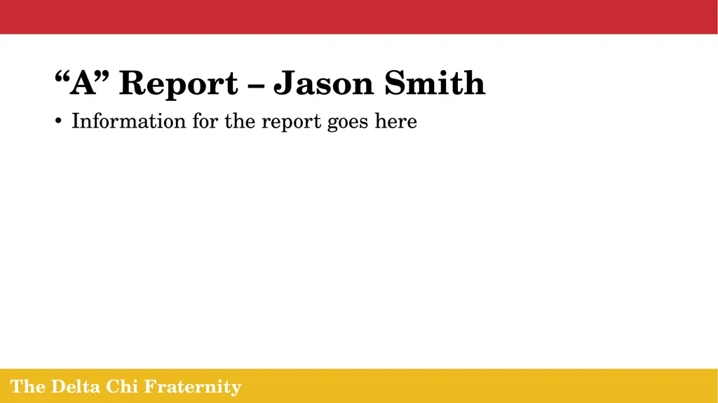 The Delta Chi Fraternity Chapter Meeting October - slide 5 of 24