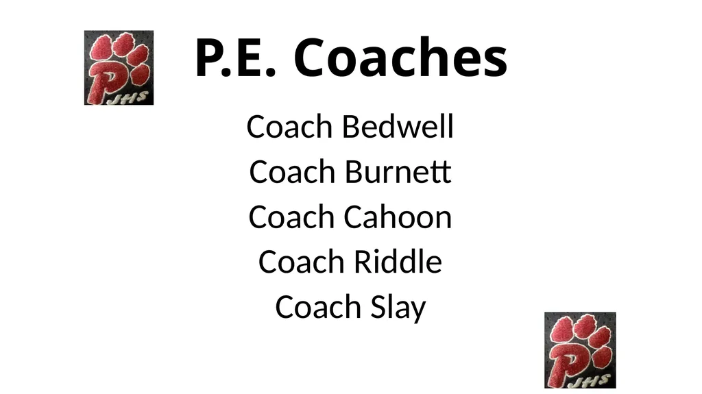 Welcome to P.E. (Physical Education) 2021-2022 - slide 2 of 8
