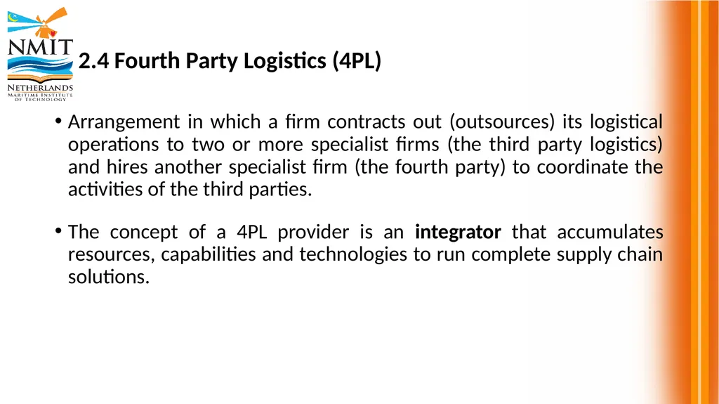 DSM 2315 Shipping and Transport Logistics - slide 11 of 25