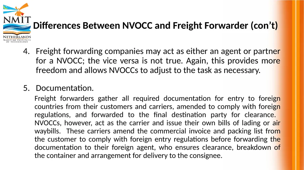 DSM 2315 Shipping and Transport Logistics - slide 9 of 25