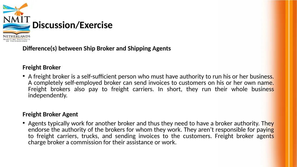 DSM 2315 Shipping and Transport Logistics - slide 24 of 25