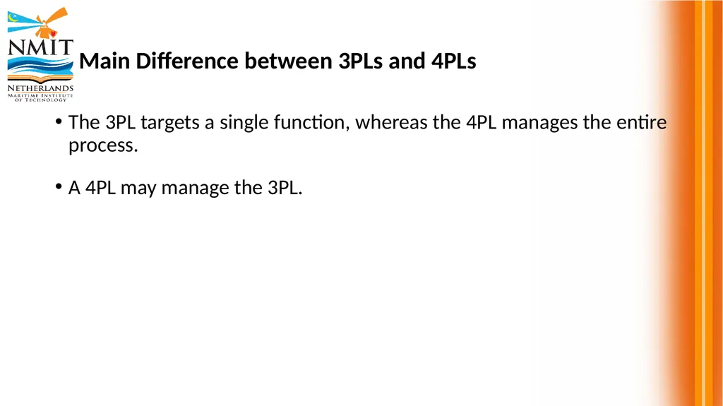 DSM 2315 Shipping and Transport Logistics - slide 12 of 25