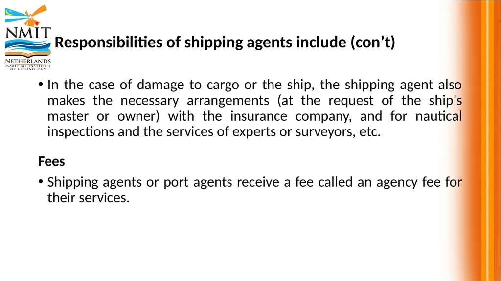 DSM 2315 Shipping and Transport Logistics - slide 23 of 25