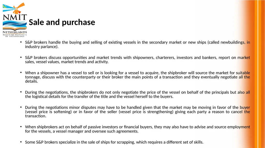DSM 2315 Shipping and Transport Logistics - slide 19 of 25