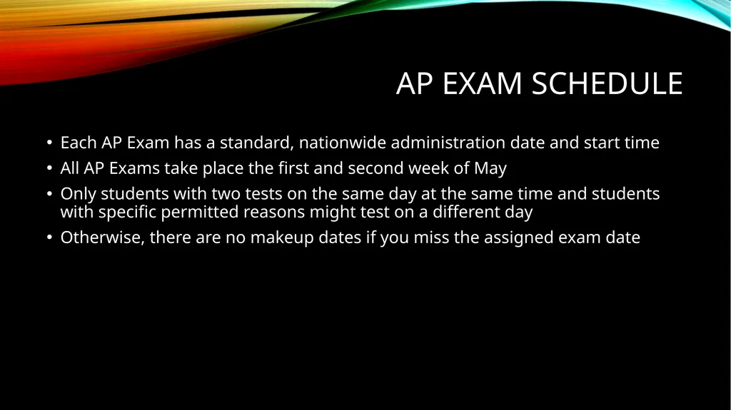 The 2023 Ap Exams: Schedule, Locations, and - slide 2 of 12