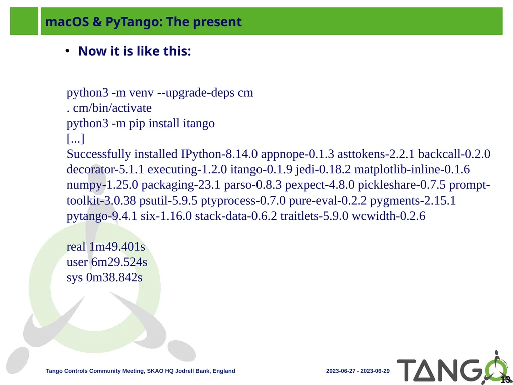 Tango Distribution Outline Tango Source - slide 13 of 18