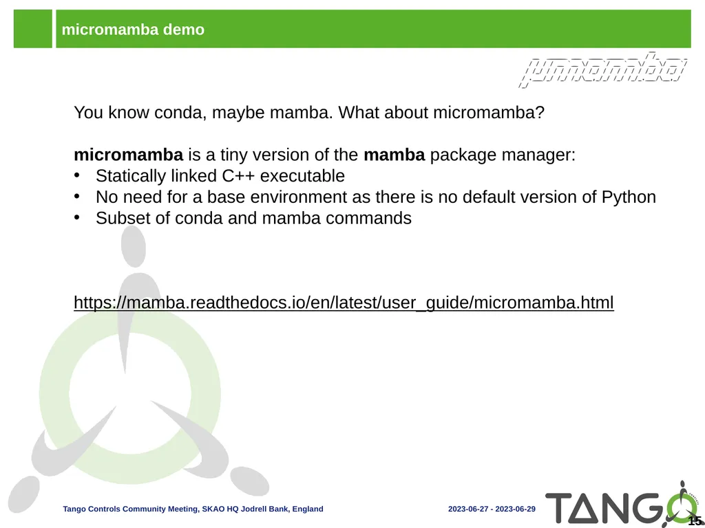 Tango Distribution Outline Tango Source - slide 15 of 18