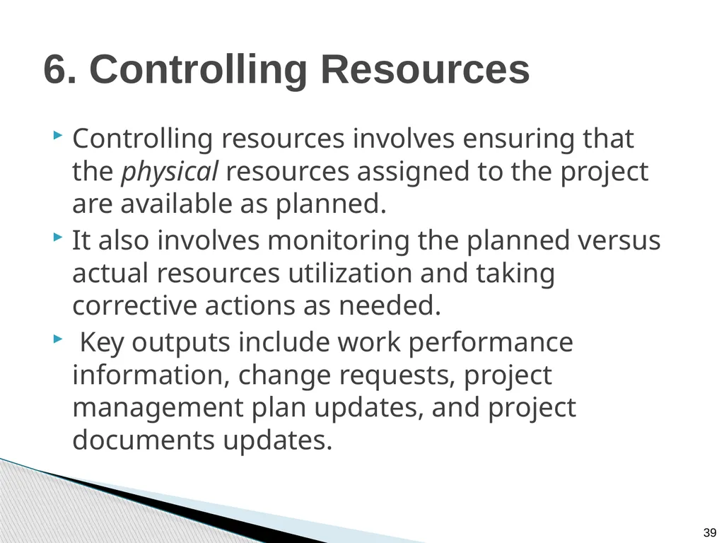 Chapter 9: Project Resource Management Note: See - slide 39 of 41