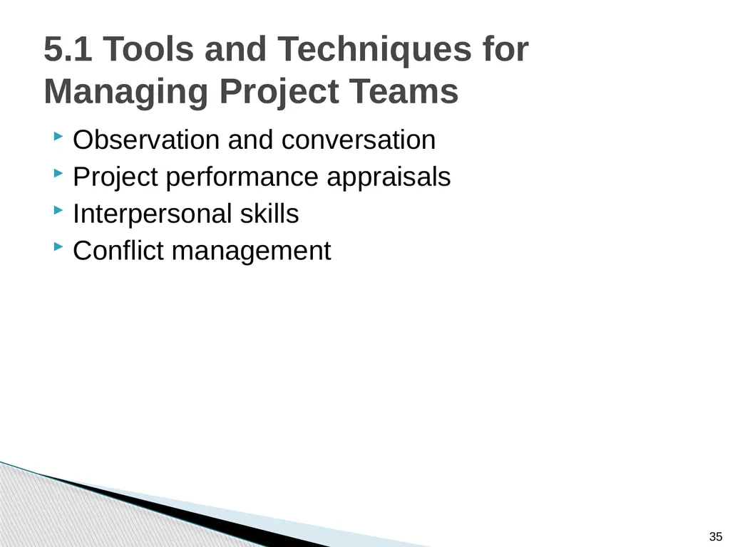 Chapter 9: Project Resource Management Note: See - slide 35 of 41