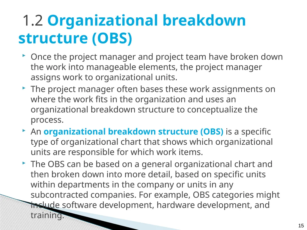 Chapter 9: Project Resource Management Note: See - slide 15 of 41