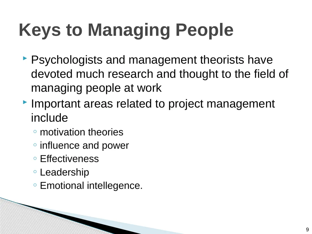 Chapter 9: Project Resource Management Note: See - slide 9 of 41