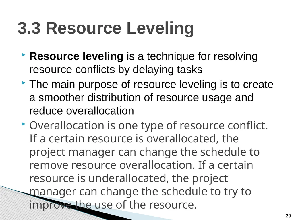 Chapter 9: Project Resource Management Note: See - slide 29 of 41