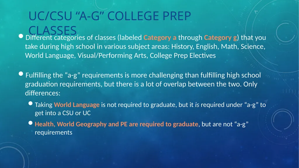 Incoming 9th grade presentation Part two – high - slide 9 of 30