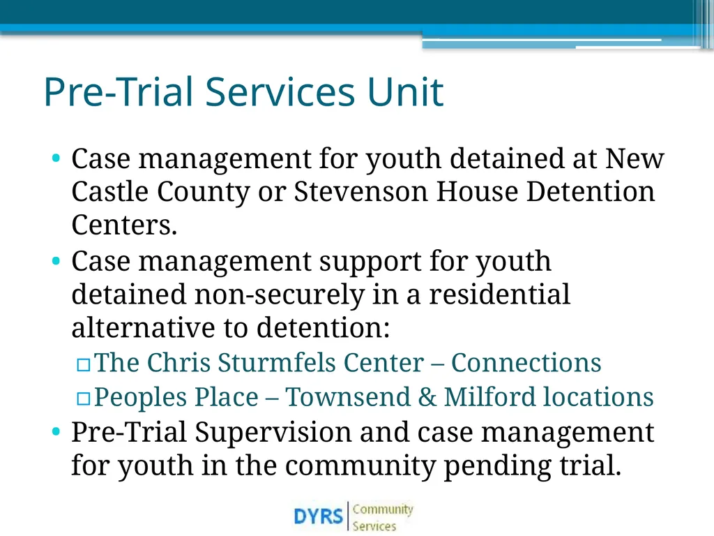 DYRS Systems Improvements Matching Risk and Needs - slide 9 of 44