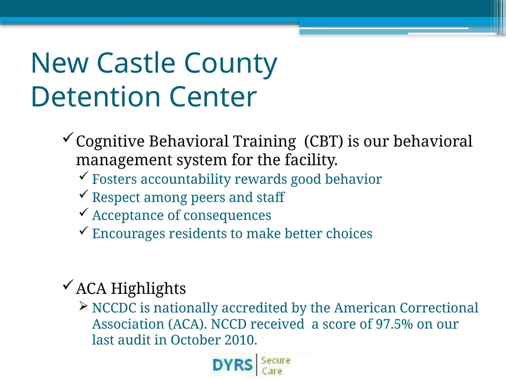 DYRS Systems Improvements Matching Risk and Needs - slide 26 of 44