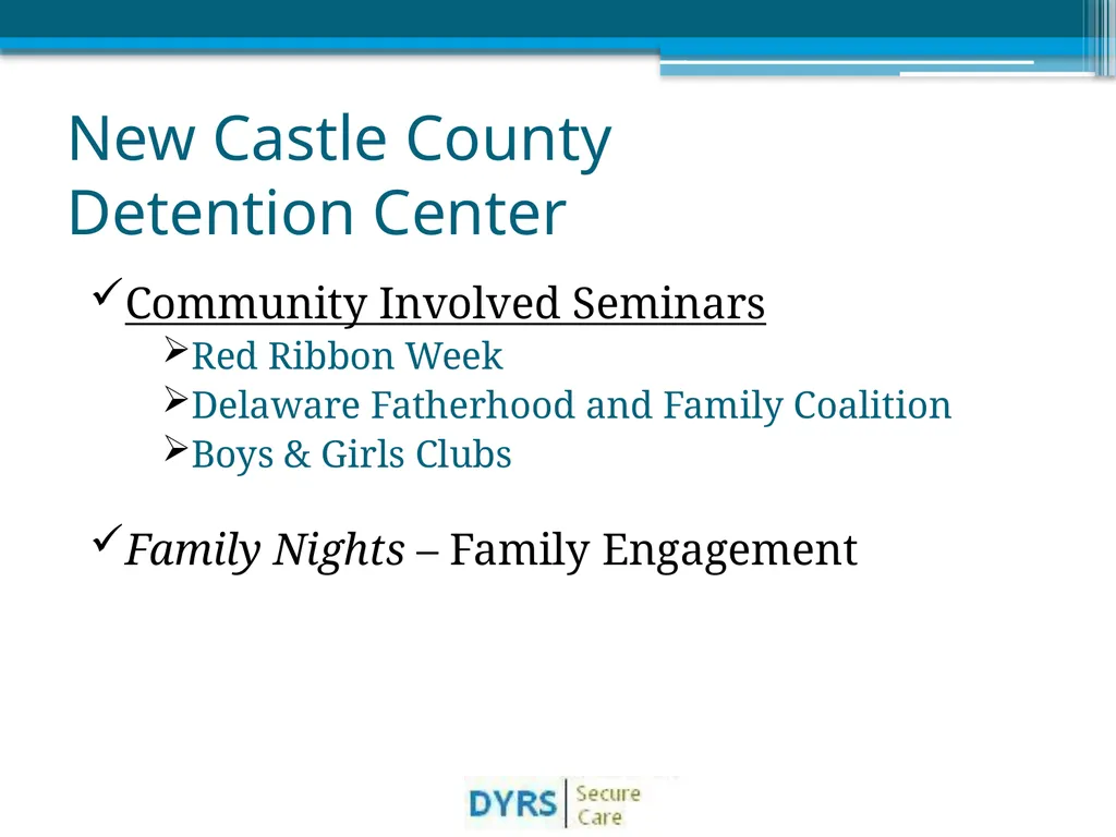 DYRS Systems Improvements Matching Risk and Needs - slide 28 of 44