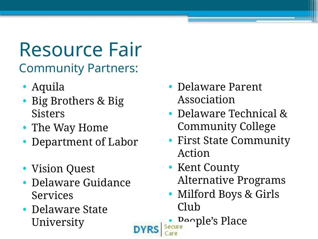 DYRS Systems Improvements Matching Risk and Needs - slide 33 of 44