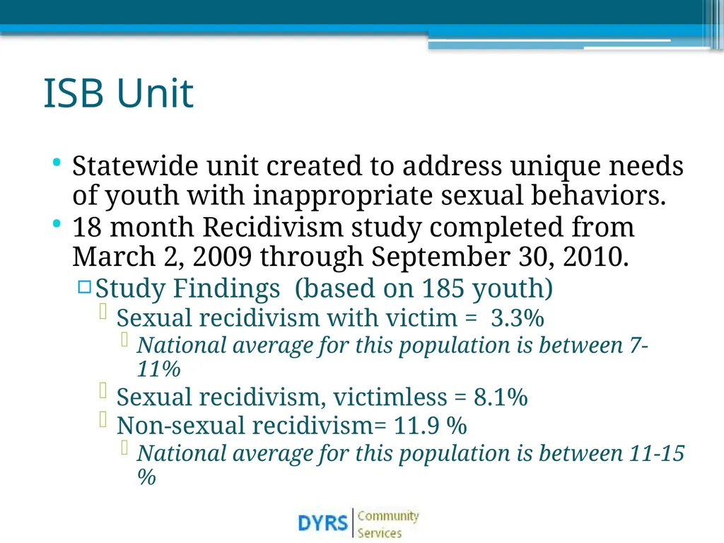 DYRS Systems Improvements Matching Risk and Needs - slide 6 of 44
