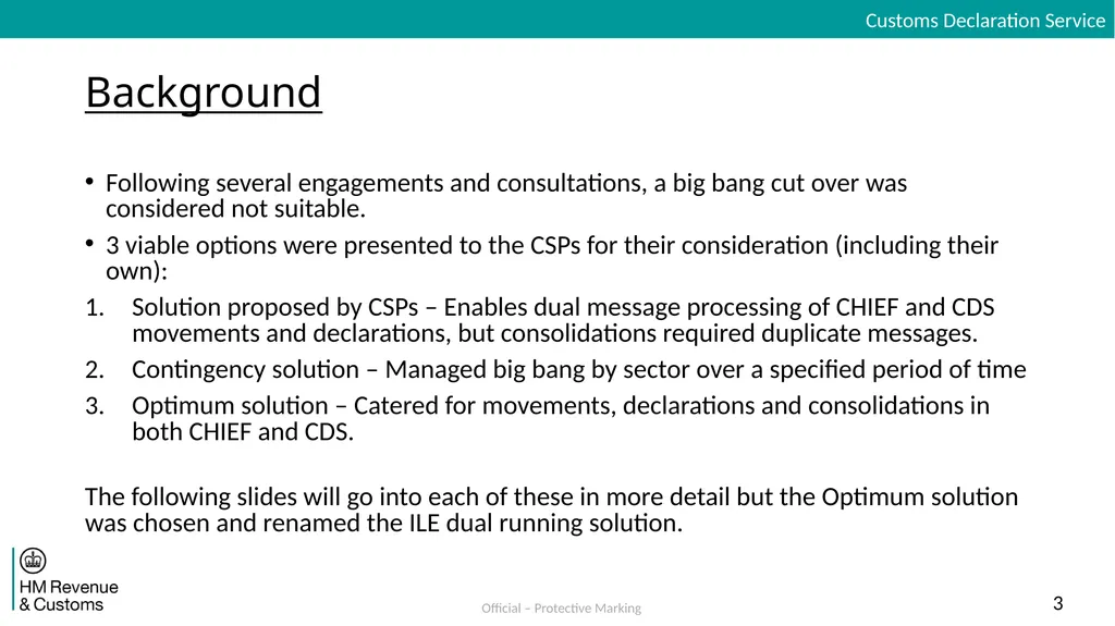 Inventory Linking Exports Dual Running Solution - slide 3 of 30
