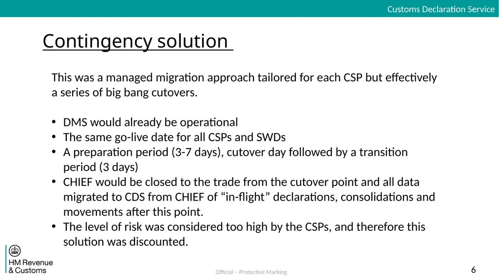 Inventory Linking Exports Dual Running Solution - slide 6 of 30