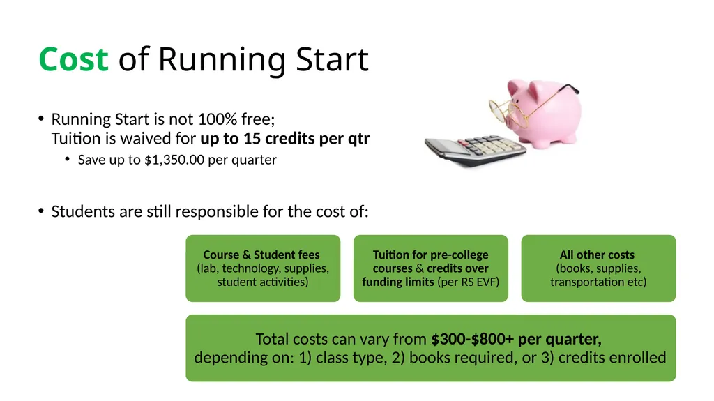 Running Start Parent Information Session Who is - slide 8 of 22