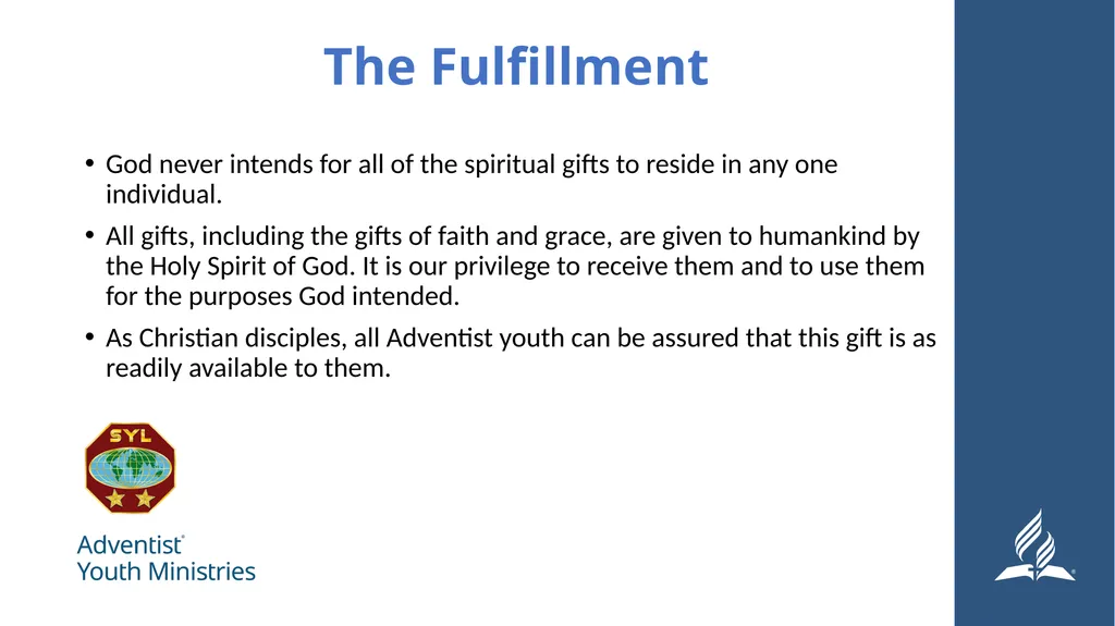 Seminar 8 – Serving Spiritual Giftedness and - slide 6 of 19