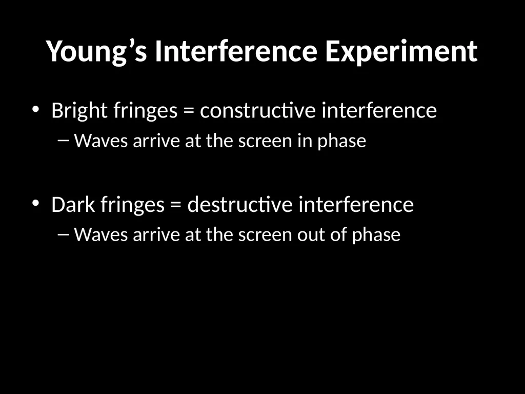 Diffraction and Interference Physics 2212 Light - slide 9 of 19