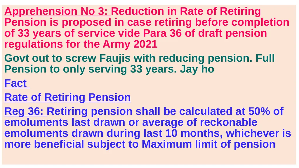 DEFENCE PENSION REGULATIONS(DPR) - 2021 PROPOSED - slide 46 of 50