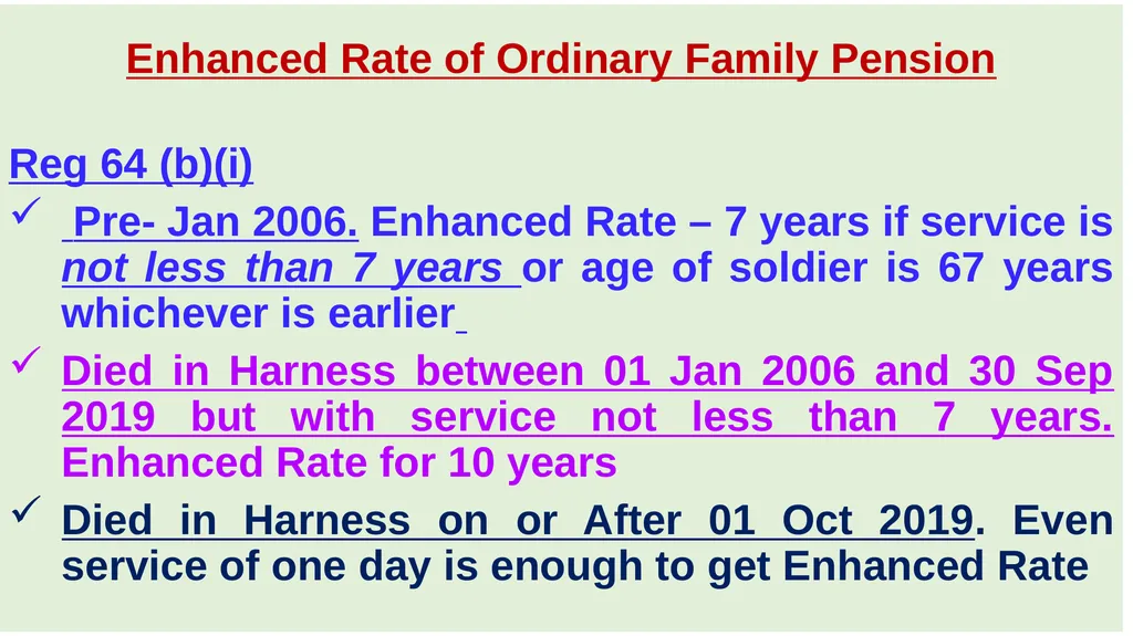 DEFENCE PENSION REGULATIONS(DPR) - 2021 PROPOSED - slide 13 of 50