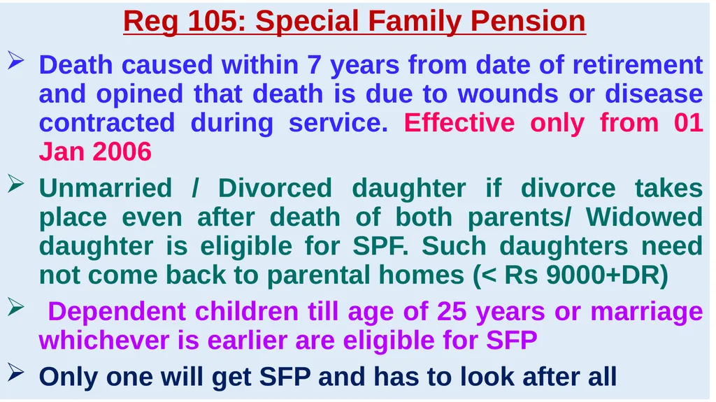 DEFENCE PENSION REGULATIONS(DPR) - 2021 PROPOSED - slide 31 of 50