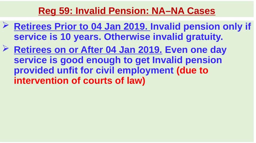 DEFENCE PENSION REGULATIONS(DPR) - 2021 PROPOSED - slide 12 of 50