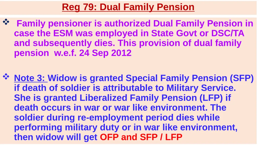DEFENCE PENSION REGULATIONS(DPR) - 2021 PROPOSED - slide 21 of 50