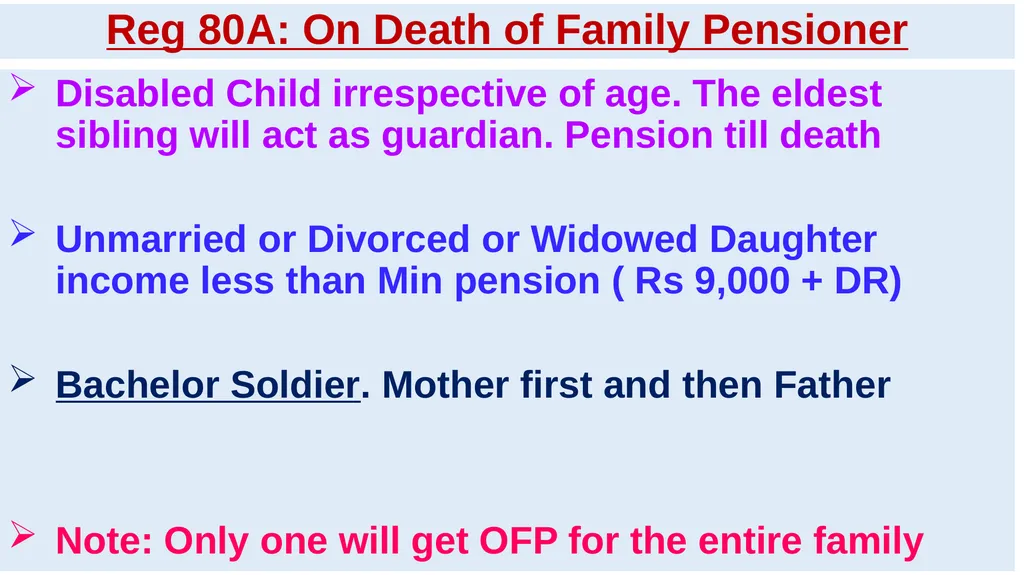 DEFENCE PENSION REGULATIONS(DPR) - 2021 PROPOSED - slide 23 of 50