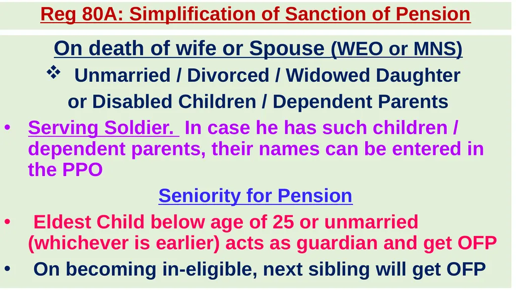 DEFENCE PENSION REGULATIONS(DPR) - 2021 PROPOSED - slide 22 of 50