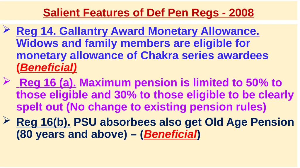DEFENCE PENSION REGULATIONS(DPR) - 2021 PROPOSED - slide 8 of 50