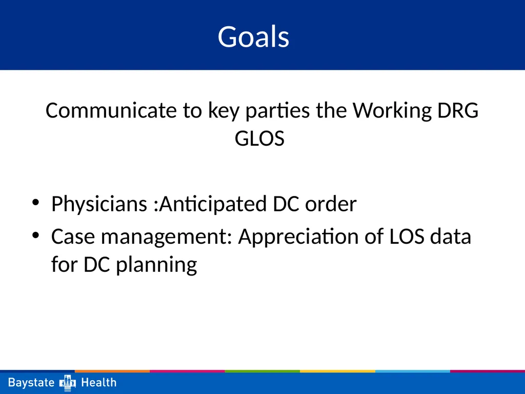 Working DRG Value and Benefits to share with - slide 2 of 14