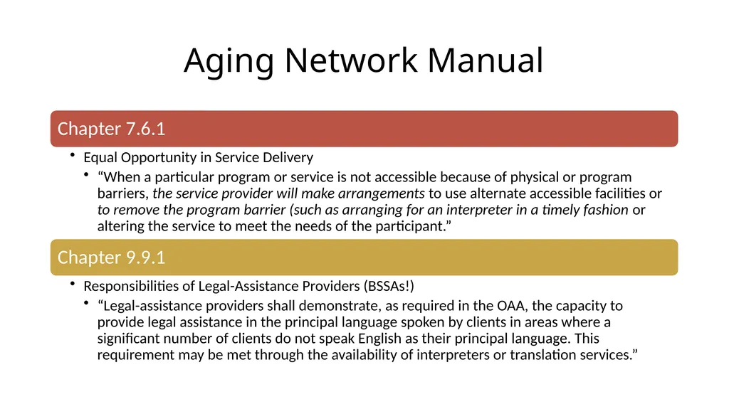Working with Clients Who Need Interpreters - slide 7 of 20
