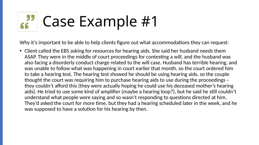 Working with Clients Who Need Interpreters - slide 14 of 20