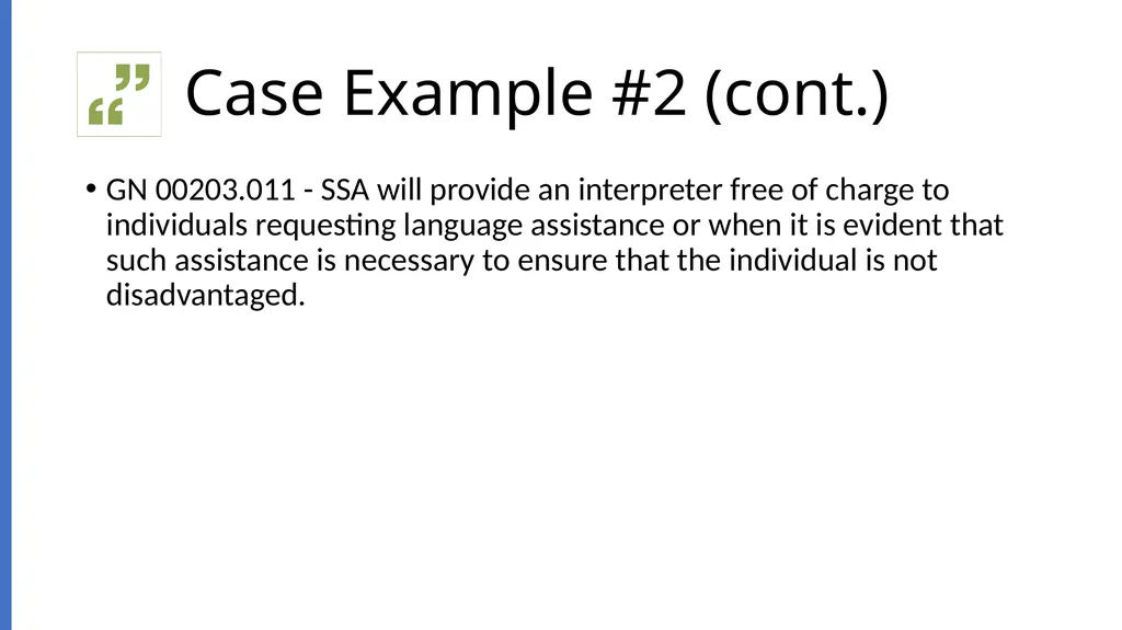 Working with Clients Who Need Interpreters - slide 17 of 20