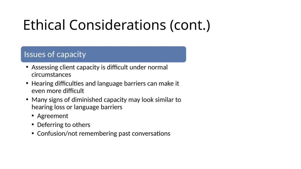 Working with Clients Who Need Interpreters - slide 12 of 20
