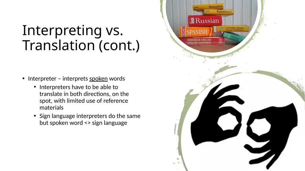 Working with Clients Who Need Interpreters - slide 4 of 20