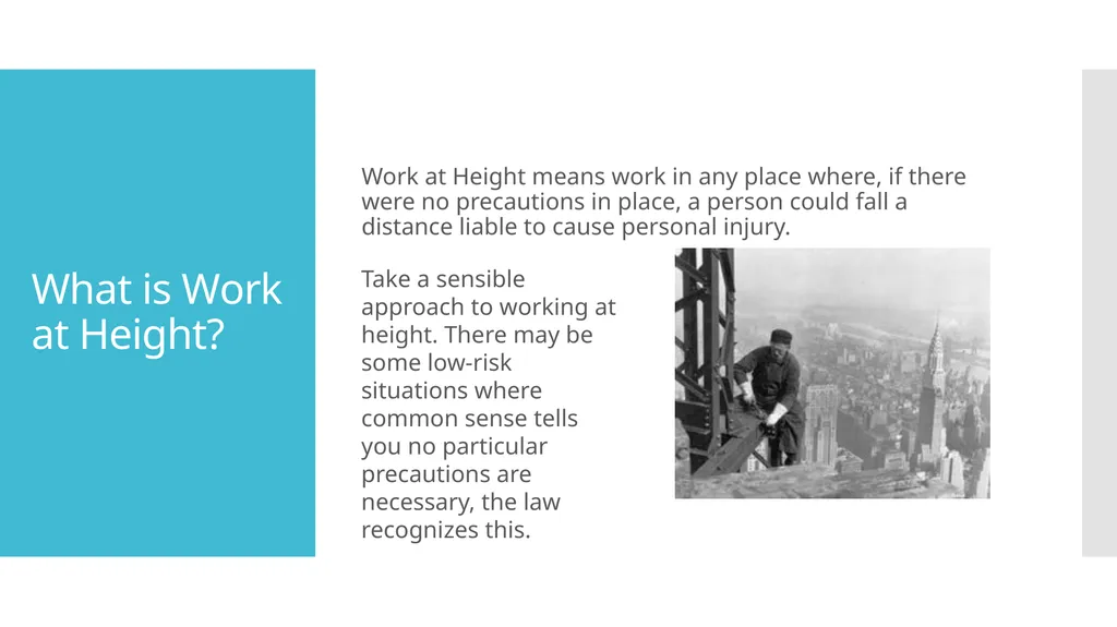 Working at Height from Ladders & Steps A Toolbox - slide 2 of 13