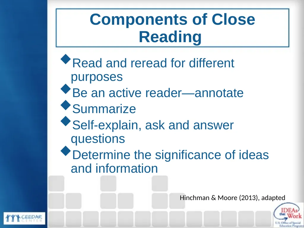 Collaboration for Effective Educator Development, - slide 30 of 63
