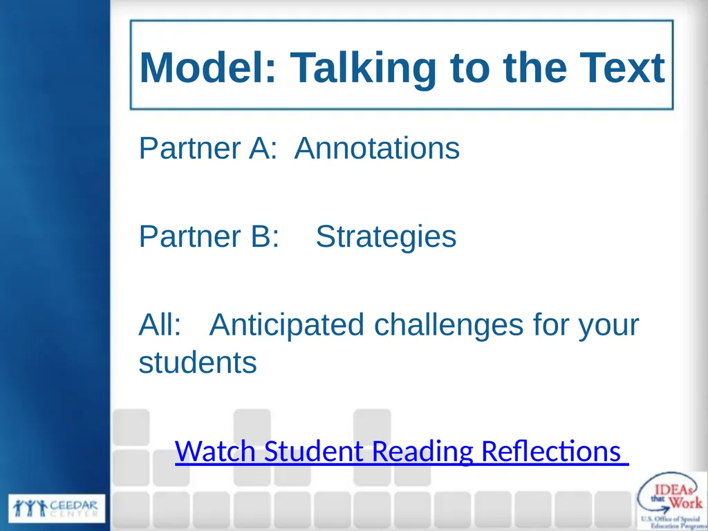 Collaboration for Effective Educator Development, - slide 17 of 63
