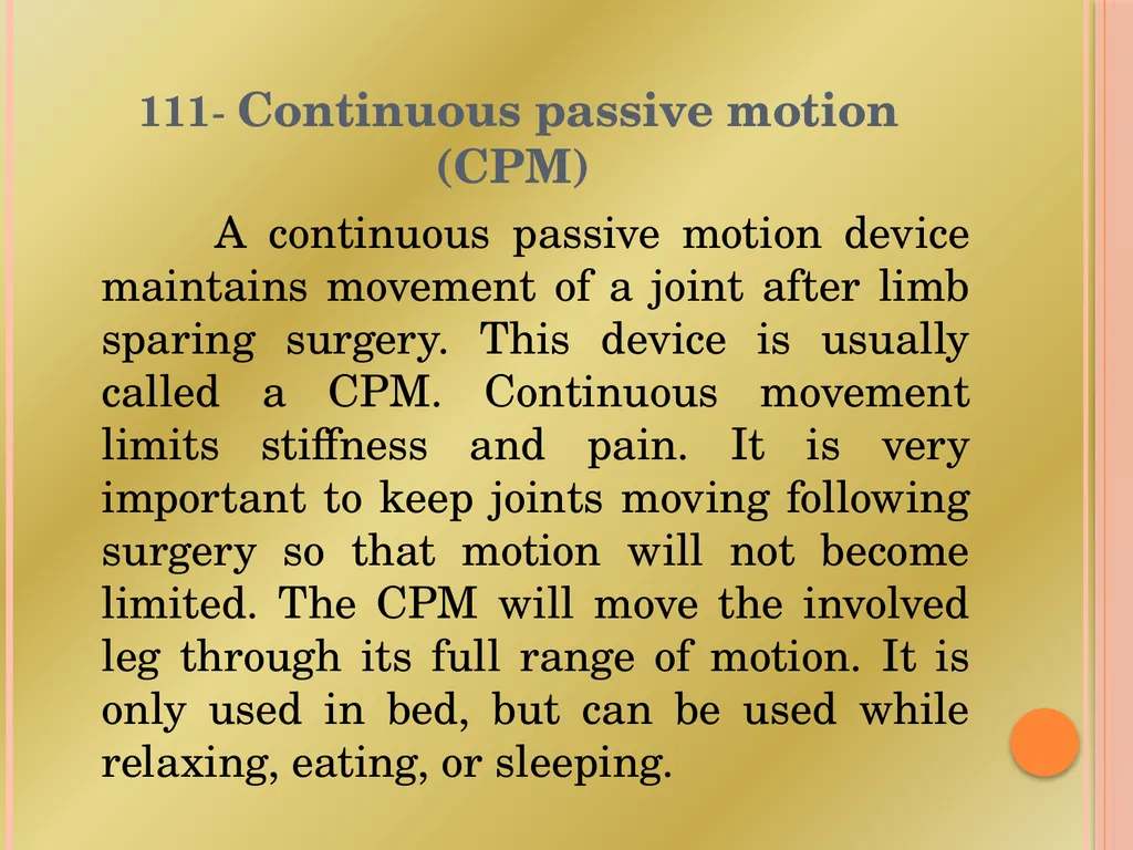 PASSIVE MOVEMENT Passive Movement These movements - slide 14 of 16