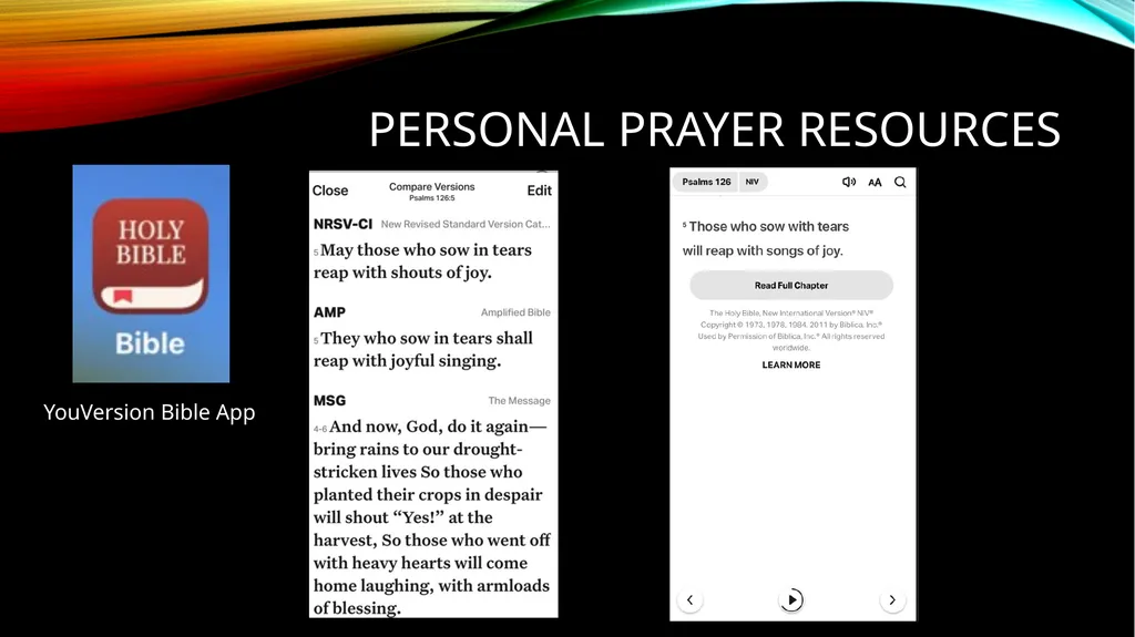 CR-C - Ongoing Prayer Life and Personal Study of - slide 25 of 29