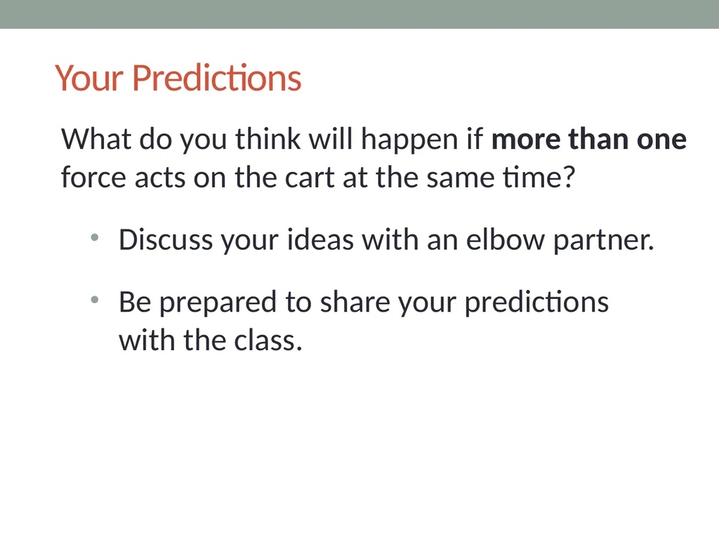 Forces Lesson 2B How Can We Draw the Forces - slide 6 of 14